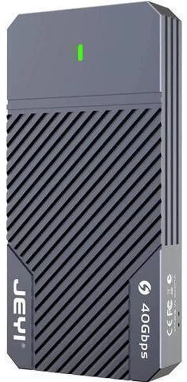Alt view image 6 of 6 - USB 4.0 SSD Enclosure 40Gbps M.2 NVMe 2280 to USB-c Solid State Drive Case Compatible with Thunderbolt4/3 USB 3.2/3.1/3 (TB-2464)
