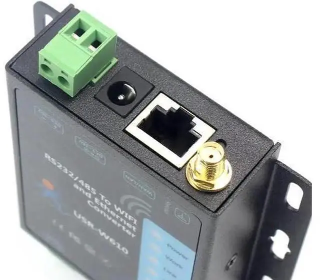 Alt view image 6 of 7 - Serial to WiFi Ethernet Wireless Converter RS232 RS485 Serial Server (USR-W610)