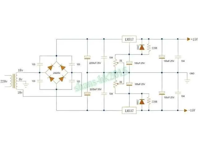 Alt view image 7 of 7 - LM337 DC Adjustable Regulated Power Supply Board: Positive and Negative Regulated Power Supply Adjustable Module XR-103 (10Pcs)