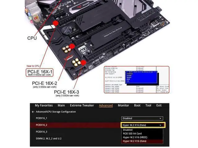 Alt view image 5 of 7 - Vszerda Adapter PCI-E 5.0 PCI-Express 16x to SFF-TA-1016 Dual MCIO 8i Mini Cool Edge IO VROC Adapter for Mainboard SSD Graphics Card