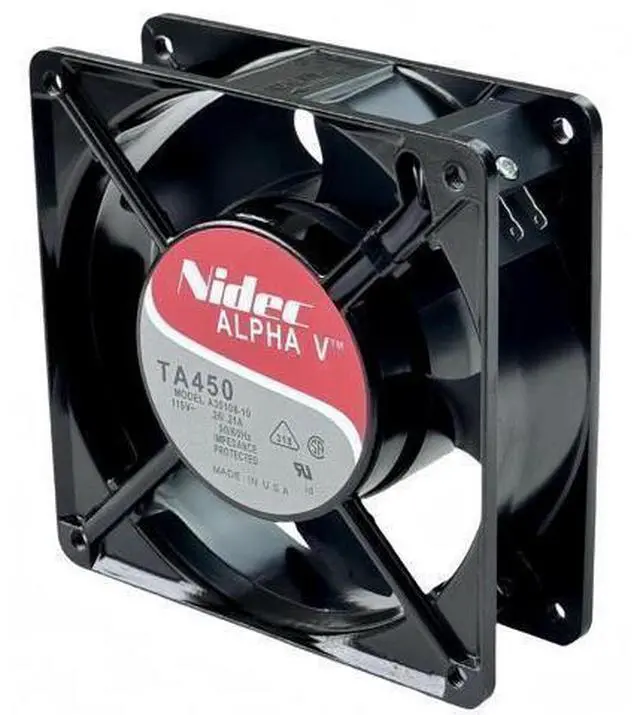 Alt view image 6 of 7 - JAENFONG for NIDEC A30108-10 TA450 115V 0.26/0.21A 12038 Cooling Fan,120X120X38mm Cabinet Cooling Fan, 50/60Hz axial Fan A30108-10 BTH Connector