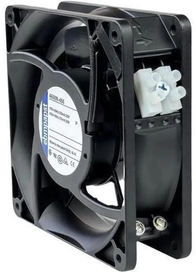 Alt view image 3 of 6 - for ebmpapst 4600N-466 Axial Fan,115V 20W 106CFM Industrial Cooling Fan All-Metal Heat-Resistant Cooling Fan 4600N-466