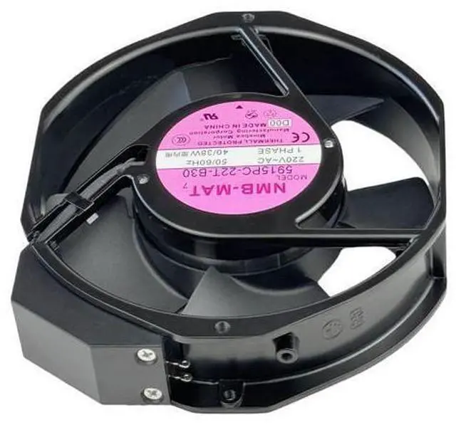Alt view image 4 of 5 - for 5915PC-22T-B30 220V Cooling Fan, 40W/38W 50/60Hz 172X150X38mm Inverter Cooling Fan Enclosure Power Fan 5915PC-22T-B30