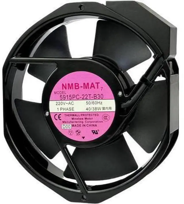 Main image of Vszerda for 5915PC-22T-B30 220V Cooling Fan, 40W/38W 50/60Hz 172X150X38mm Inverter Cooling Fan Enclosure Power Fan 5915PC-22T-B30