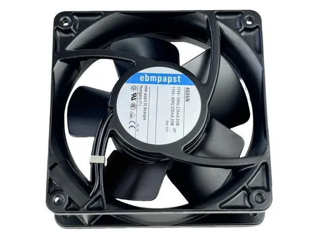Alt view image 6 of 7 - for ebmpapst 4606N All Metal High Temperature Resistant Axial Cooling Fan 2-Pin 120x120x38mm 115V-AC 50-60Hz 0.235A 120mm.