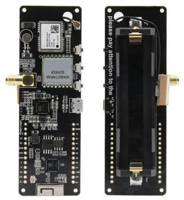 Alt view image 2 of 7 - Vszerda For TTGO Meshtastic T-Beam V1.2 ESP32 LoRa GPS Development Board with OLED Display 915Mhz for LILYGO