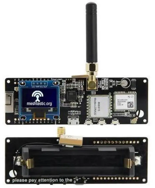 Main image of Vszerda For TTGO Meshtastic T-Beam V1.2 ESP32 LoRa GPS Development Board with OLED Display 915Mhz for LILYGO