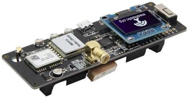 Alt view image 3 of 7 - Vszerda For TTGO Meshtastic T-Beam V1.2 ESP32 LoRa GPS Development Board with OLED Display 915Mhz for LILYGO
