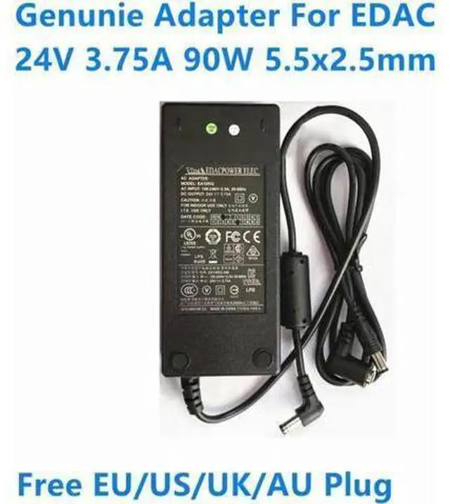 Main image of For EDAC EA10952 90W 24V 3.75A EA10952E EA10953 EXA0904YJ Power Supply AC Adapter ENERTRONIX Laptop Charger EA11013C-240