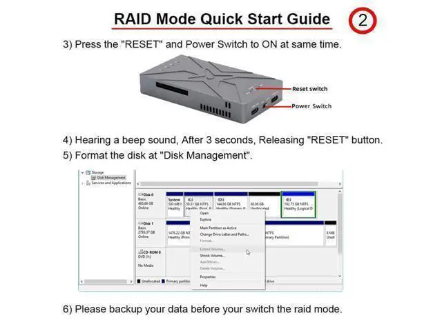 Alt view image 7 of 7 - Vszerda USB4.0 20Gbps Dual NVME M.2 NGFF M-Key to USB-C Type-C Raid0 Raid1 JBOD Big Enclosure with Fan Raid0 Hyper Adapter