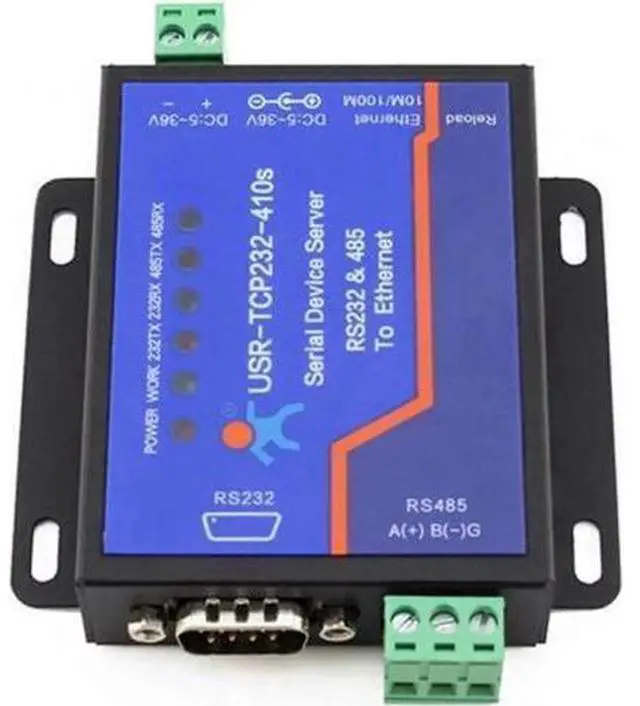 Main image of USR-TCP232-410s RS232 / RS485 Serial to Ethernet Adapter/IP Device Server Ethernet Converter Support DHCP/DNS