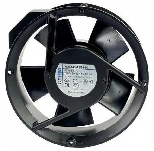 Main image of for EBM PAPST W2E143-AB09-01 Axial Cooling Fan, High Temperature Resistant Fan, 172X172X51mm 6078ES 230V 24/30W Case Cooling Fan