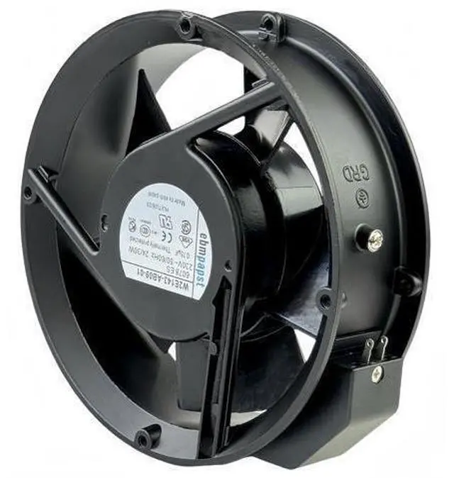Alt view image 3 of 7 - for EBM PAPST W2E143-AB09-01 Axial Cooling Fan, High Temperature Resistant Fan, 172X172X51mm 6078ES 230V 24/30W Case Cooling Fan