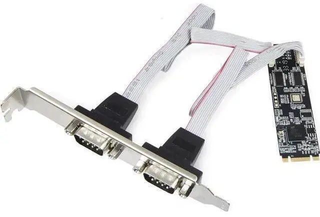 Main image of 2 Port RS-232 DB9 Serial M.2 B+M Key Controller Card SI-ADA15069