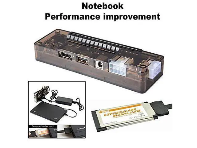 Alt view image 3 of 7 - Vszerda EXP GDC Notebook External PCI-E Discrete Graphics Beast Series External Laptop Docking Station Mini PCI-E/M.2 A Key No Power (Expresscard)