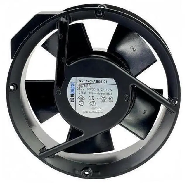 Main image of Vszerda for EBM PAPST W2E143-AB09-01 Axial Cooling Fan, High Temperature Resistant Fan, 172X172X51mm 6078ES 230V 24/30W Case Cooling Fan
