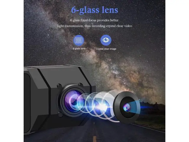 Alt view image 3 of 7 - Upgraded Dual Dash Cam, FHD 1080P Front and Interior Dual Dash Cameras IR Night Vision Dashcam for Car/ Taxi Loop-Recording, G-Sensor& Parking Mode
