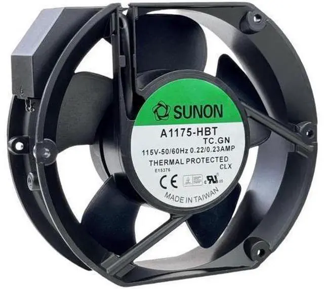 Main image of Vszerda for SUNON A1175-HBT TC.GN AXIAL Fan, 115VAC 50/60Hz 0.22/0.23A 2-pin Cooling Fan 172×150×51mm Fan A1175-HBT TC.GN