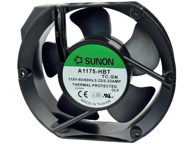Alt view image 3 of 7 - Vszerda for SUNON A1175-HBT TC.GN AXIAL Fan, 115VAC 50/60Hz 0.22/0.23A 2-pin Cooling Fan 172×150×51mm Fan A1175-HBT TC.GN
