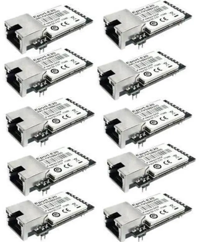 Main image of Vszerda Eport-E20 Network Server Port FreeRTOS TTL Serial to Ethernet Embedded Module DHCP 3.3V DHCP TCP IP Telnet Converter MCU (10pcs)
