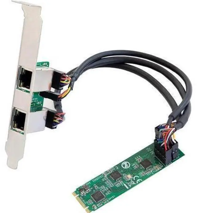 Main image of JAENFONG Dual 2.5 Gigabit M.2 M+B Key Ethernet Network Expansion Card