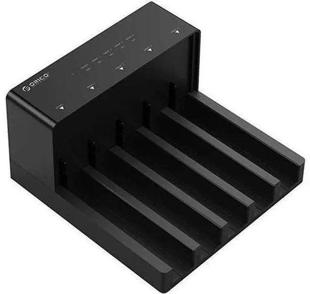Alt view image 2 of 7 - USB 30 to SATA External Hard Drive 5 Bay Docking Station with Duplicator Offline Clone Function for 25 or 35in HDD SSD Support 5X 10 TB