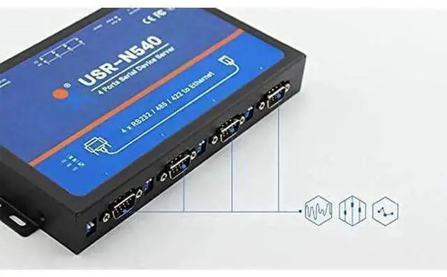 Alt view image 7 of 7 - USR-N540 RS232 to Ethernet RS485 to RJ45 RS422 to TCP IP Converter