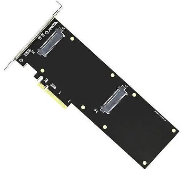 Main image of JAENFONG PCIE Riser U.2 to PCI Express3.0 X4 X8 Expansion Card Adapter Interface Gen3 Transfer Card Hard Drive Computer Components Expansion for Server U.2 NVMe SSD (Pcie to U.2 Dual Disk)