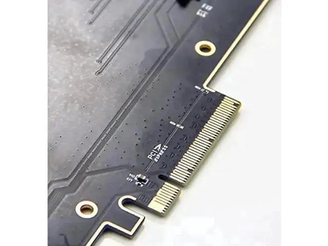 Alt view image 4 of 4 - JAENFONG PCIE Riser U.2 to PCI Express3.0 X4 X8 Expansion Card Adapter Interface Gen3 Transfer Card Hard Drive Computer Components Expansion for Server U.2 NVMe SSD (Pcie to U.2 Dual Disk)