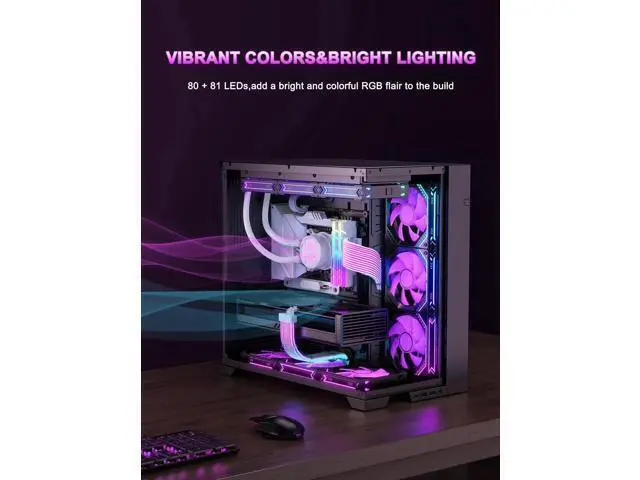 Alt view image 4 of 7 - Vszerda RGB 12VHPWR Cable Set,ARGB PSU Extension of Soft LED Strip Include 24Pin ATX,16 Pin to 2×8 Pin GPU Power Supply Cables for RTX 5090 5080 4080 PC Custom