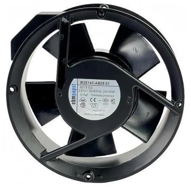 Main image of for EBM PAPST W2E143-AB09-01 Axial Cooling Fan, High Temperature Resistant Fan, 172X172X51mm 6078ES 230V 24/30W Case Cooling Fan