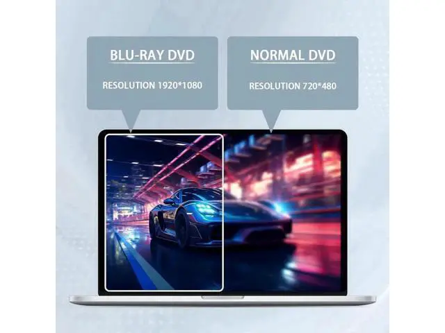 Alt view image 5 of 7 - Vszerda 7 in 1 External Blu-ray Drive, USB 3.0 Type-C BD DVD CD Player Portable CD DVD Burner with SD/TF Card Slot,Support 100G Disc R/W for PC Compatible with Windows XP/7/8/10/11 Mac Laptop Desktop
