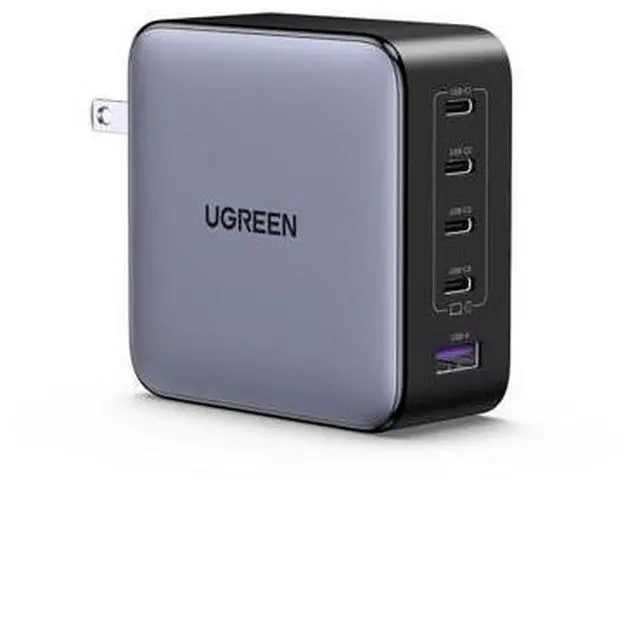Main image of UGREEN Nexode 100W GaN USB C Laptop Charger, 5-Port Fast Charging Power Adapter Compatible with MacBook Pro/Air, iPhone 17/16/15 Series, Galaxy S25/S24, Pixel 10/9, iPad Air, Steam Deck