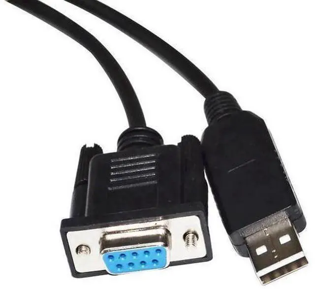 Alt view image 6 of 6 - JAENFONG FTDI FT232RL CHIP USB TO DB9 FEMALE RS232 SERIAL CONVERTER NULL MODEM CABLE CROSS WIRINGS 2RXD 3TXD OR 2TXD 3RXD CROSSOVER WIRE (PINOUT 2) 3.6M Length