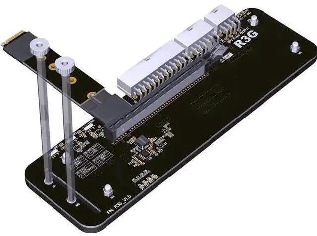 Main image of Vszerda M.2 M Key NVMe External Graphics Card Stand Bracket 64Gbs Full Speed with PCIe 4.0 x4 Riser Cable R43SG Upgraded for Graphics Card 1660 Above (50CM K43SG)