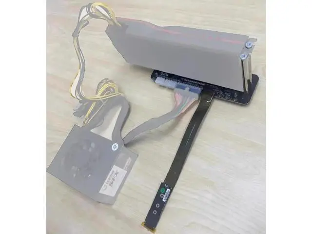 Alt view image 3 of 5 - Vszerda M.2 M Key NVMe External Graphics Card Stand Bracket 64Gbs Full Speed with PCIe 4.0 x4 Riser Cable R43SG Upgraded for Graphics Card 1660 Above (50CM K43SG)