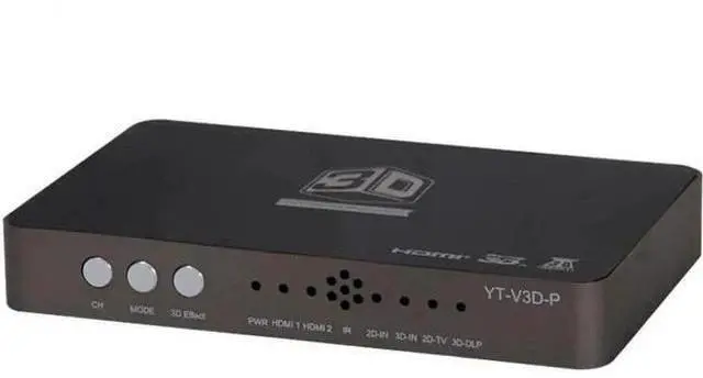 Alt view image 5 of 5 - HDMI Converter/2D to 3D/Video Converter Left and Right Up and Down Format to 3D Suitable Projection Blu-Ray Film US Plug