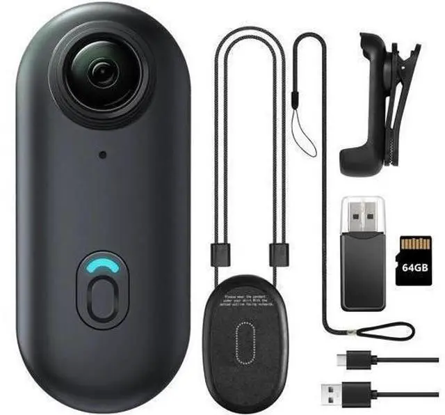 Main image of 64GB FHD 1080P Mini Body Camera, Wearable Action Body Cam, Thumb Size Hands Free Recording Body Worn Camera, Premium Portable Camcorder Mount Anywhere for Pet Walking, Work, Travel (Black)