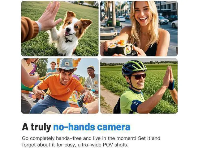 Alt view image 6 of 7 - 64GB FHD 1080P Mini Body Camera, Wearable Action Body Cam, Thumb Size Hands Free Recording Body Worn Camera, Premium Portable Camcorder Mount Anywhere for Pet Walking, Work, Travel (Black)