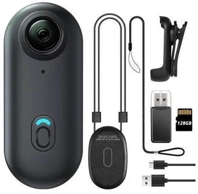 Main image of Vszerda 128GB FHD 1080P Mini Body Camera, Wearable Action Body Cam, Thumb Size Hands Free Recording Body Worn Camera, Premium Portable Camcorder Mount Anywhere for Security, Work, Guard, Travel Black