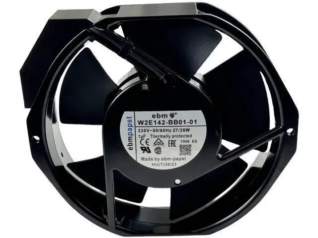 Alt view image 4 of 7 - Vszerda for ebm-papst W2E142-BB01-01 7056ES Cooling Fan,230V 50/60Hz 27/28W 172×150×38mm Metal high Temperature Resistant Fan,172cm Axial Flow Cooling Fan