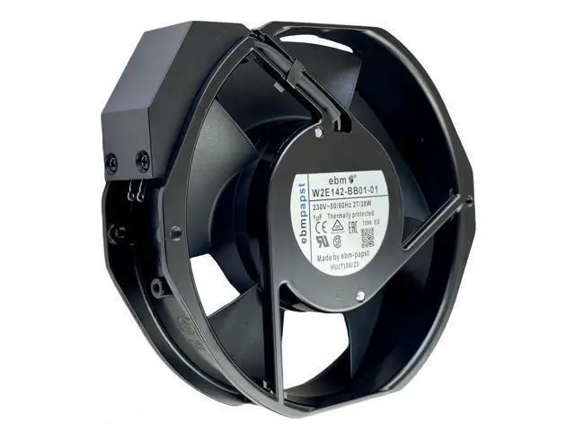 Alt view image 3 of 7 - Vszerda for ebm-papst W2E142-BB01-01 7056ES Cooling Fan,230V 50/60Hz 27/28W 172×150×38mm Metal high Temperature Resistant Fan,172cm Axial Flow Cooling Fan