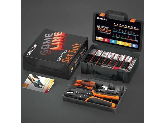 Alt view image 7 of 7 - Crimp Tool Connector Kit, JST-XH/SM/SYP 2.5mm and Dupont 2.54mm Connector Set, 27 Types of Connectors, 30-20 AWG Ratcheting Crimper for JST Series,KF2510,Molex,AMP EI Series