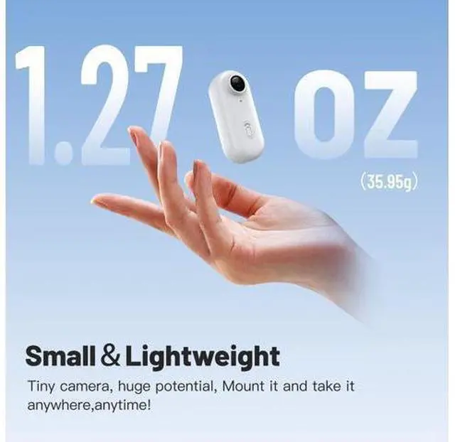 Alt view image 2 of 7 - Vszerda 128GB FHD 1080P Mini Body Camera, Wearable Action Body Cam, Thumb Size Hands Free Recording Body Worn Camera, Premium Portable Camcorder Mount Anywhere for Pet Walking, Work, Travel (White)