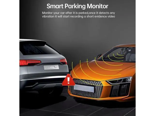 Alt view image 4 of 4 - Dual Dash Cam FHD 1080P Front and Inside Dash Camera with 64GB SD Card Infrared Night Vision Car Camera with 1.5" LCD Display Parking Mode G-Sensor Loop Recording HDR