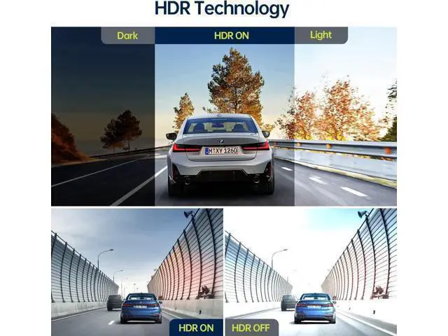 Alt view image 3 of 4 - Dual Dash Cam FHD 1080P Front and Inside Dash Camera with 64GB SD Card Infrared Night Vision Car Camera with 1.5" LCD Display Parking Mode G-Sensor Loop Recording HDR