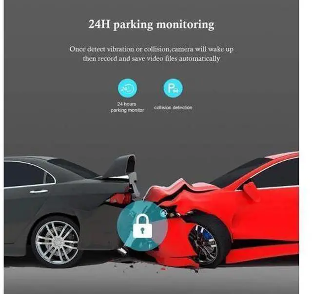Alt view image 4 of 7 - Vszerda Upgraded Dual Dash Cam, FHD 1080P Front and Interior Dual Dash Cameras IR Night Vision Dashcam for Car/ Taxi Loop-Recording, G-Sensor& Parking Mode