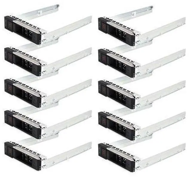 Main image of Hard Drive Bracket 3.5" HDD SSD Bracket X7K8W 0X7K8W Hard Drive Tray Caddy Compatible for D.ell PowerEdge 16th/15th/14th Generation R240 R340 R440 R540 R640 R740 R740xd2 R6415 R7425, 10 Pack