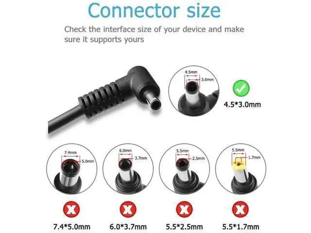 Alt view image 5 of 7 - 240W AC Charger for A20-240P2A S93-0409420-C54 Katana GF66 12UGS MS-1583 Pulse GL66 11SCK MS-1582 11UE MS-1581 12UEK-070 12UGKV-464 GL76 12UEK MS-17L3 Stealth GS66 12UGS 12UH