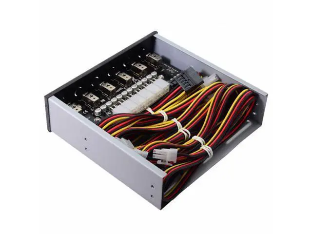 Alt view image 2 of 7 - 6 Hard Disk Control System Intelligent Control Management System HDD SSD Power Switch with 5.25 CD-ROM Bay PW-020